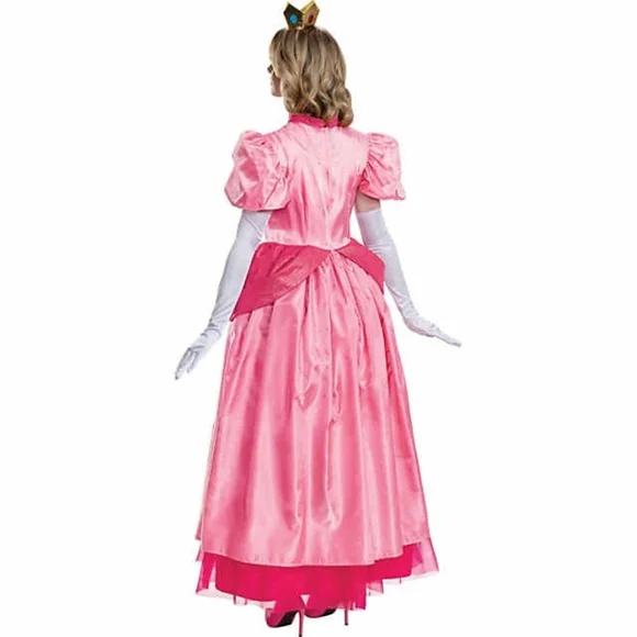 Super Mario Princess Peach Pink Dress Women's L (12/14) - Picture 5 of 5